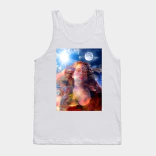 Day and Night Portrait Tank Top